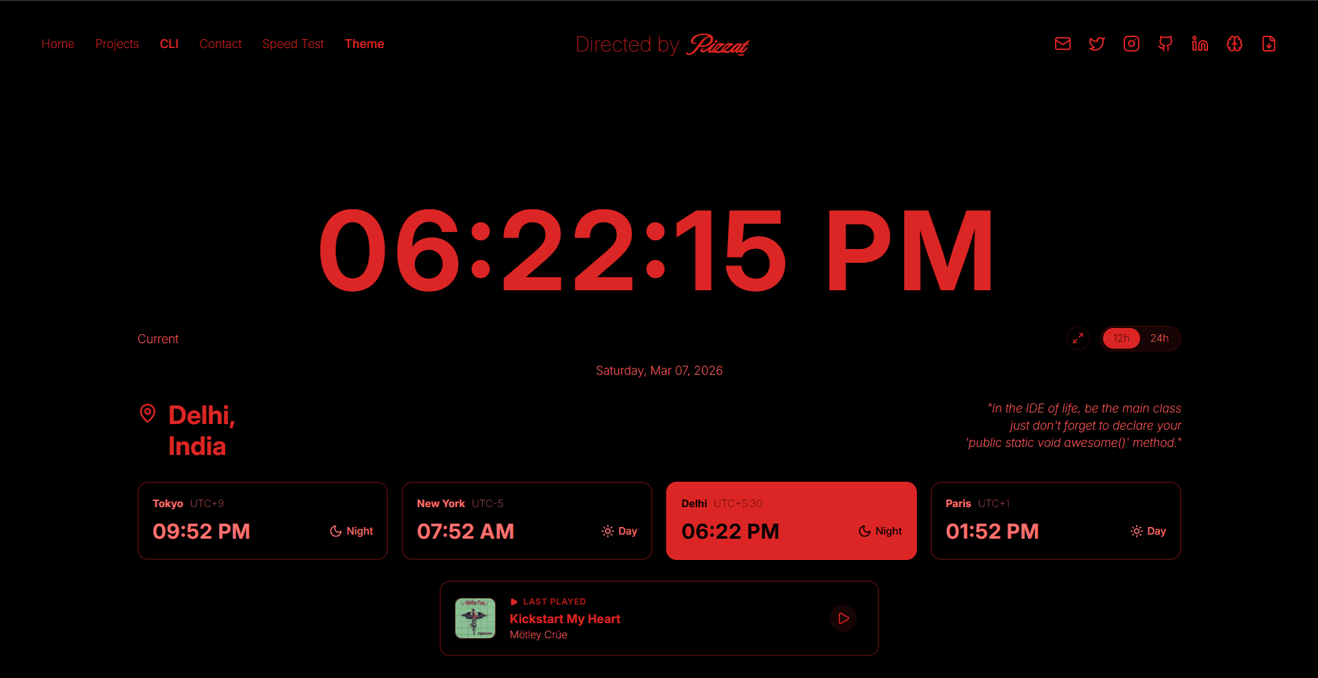 Pizzafolio not found